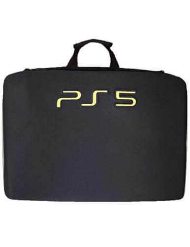 کیف حمل PS5 طرح پارچه ای رنگ مشکی