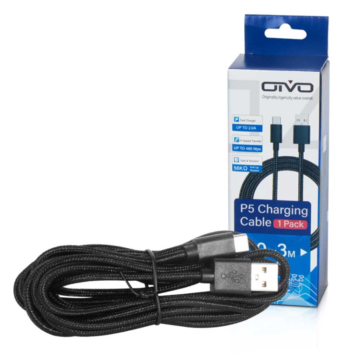 کابل شارژ دسته PS5 مدل OIVO P-5229