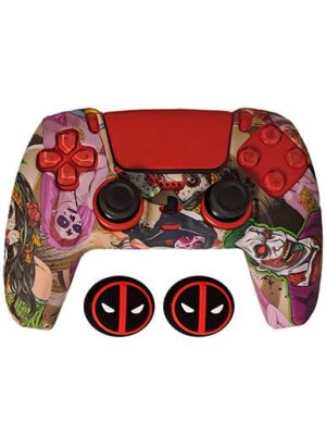 محافظ دسته PS5 طرح جوکر صورتی