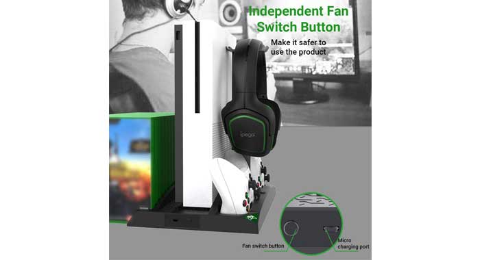 استند و شارژر ایکس باکس وان PG-XB007 - Image 5