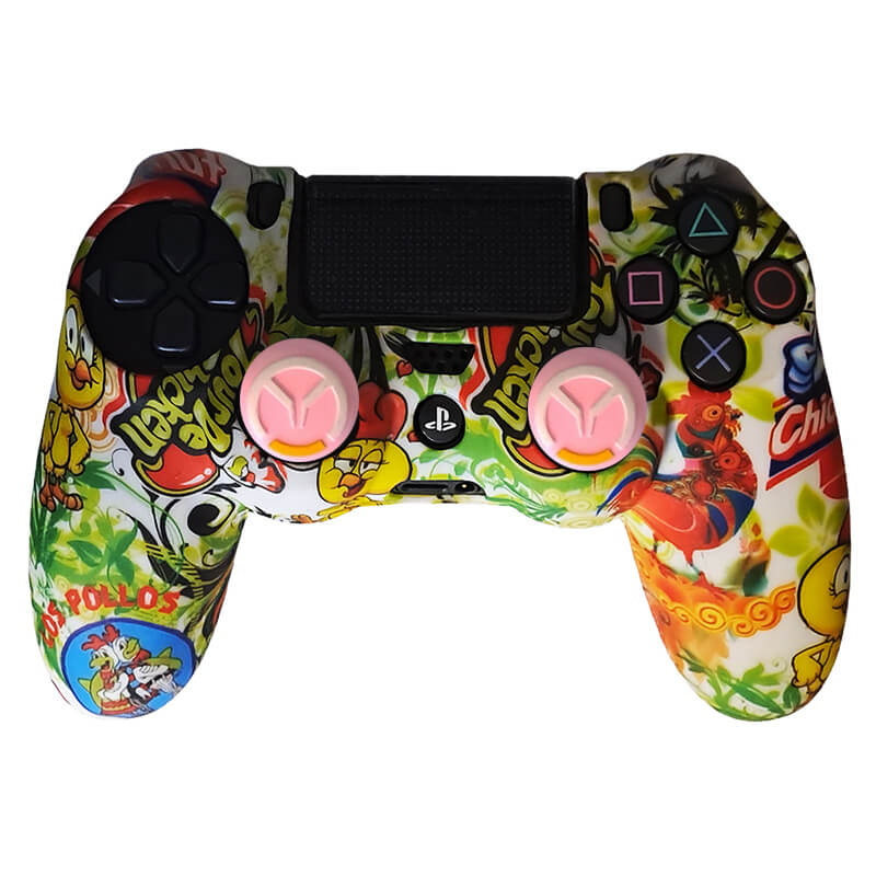 روکش دسته PS4 طرح chickens