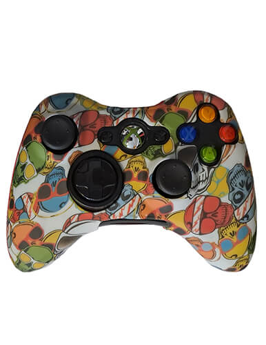 محافظ دسته XBOX 360 طرح skull 2