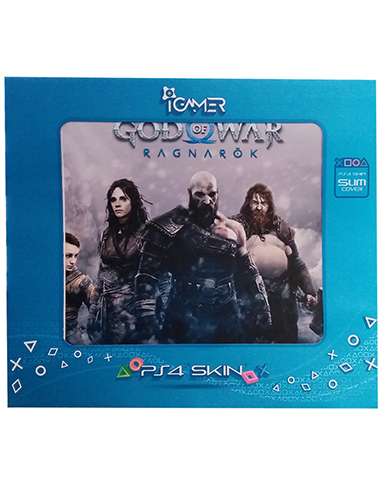 برچسب کنسول PS4 SLIM (iG) مدل GOD OF WAR