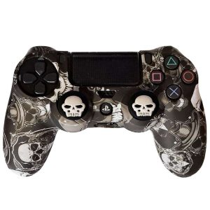 روکش دسته PS4 طرح skull