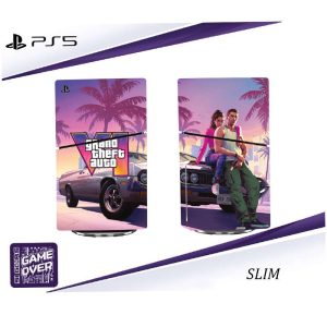 برچسب کنسول PS5 SLIM (GO) طرح GTA VI