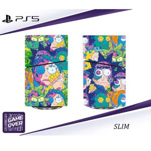 برچسب کنسول PS5 SLIM (GO) طرح Rick And Morty