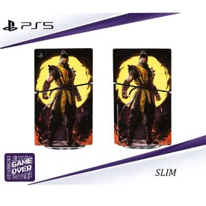 برچسب کنسول PS5 SLIM (GO) طرح Mortal Kombat
