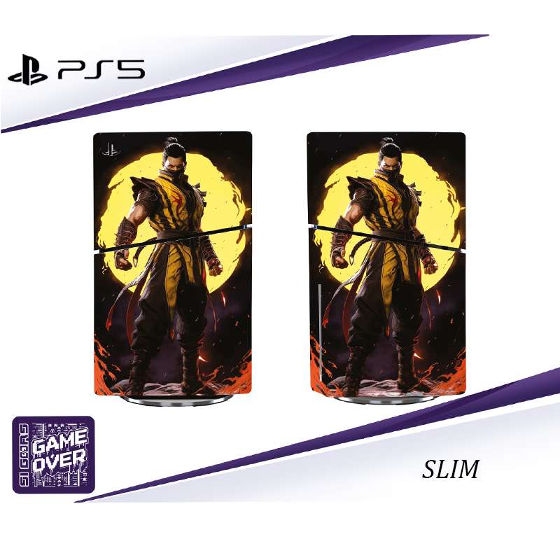برچسب کنسول PS5 SLIM (GO) طرح Mortal Kombat