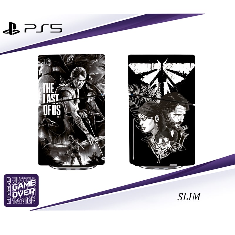 برچسب کنسول PS5 SLIM (GO) طرح LAST OF US