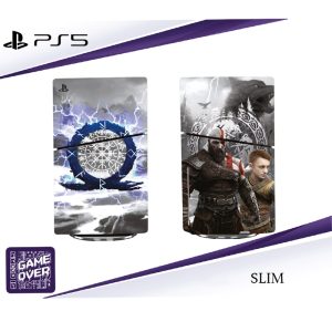 برچسب کنسول PS5 SLIM (GO) طرح GOD OF WAR