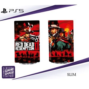 برچسب کنسول PS5 SLIM (GO) طرح RED DEAD