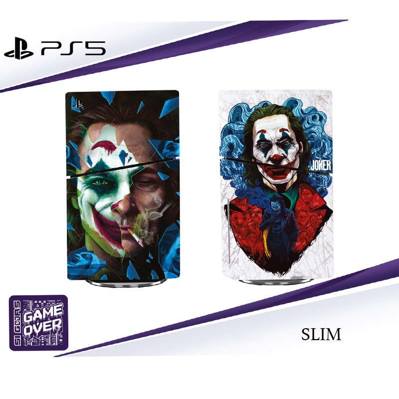 برچسب کنسول PS5 SLIM (GO) طرح JOKER