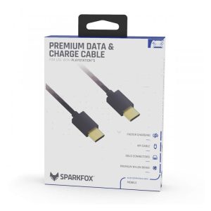 کابل شارژ و دیتای SparkFox USB-C مناسب دوال سنس مدل W20P501