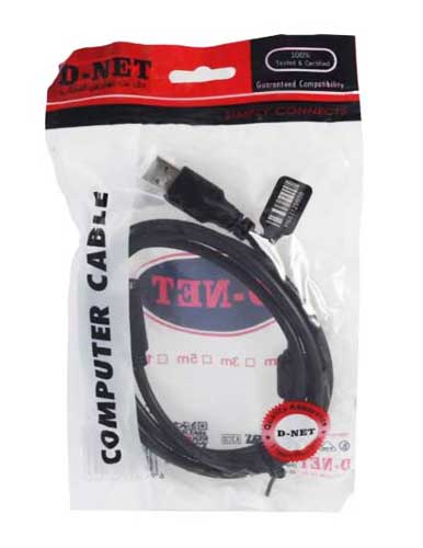 کابل افزایش طول 2 USB دی نت مدل M2 طول 5 متر
