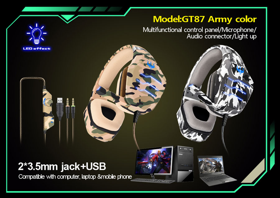 هدست گیمینگ اولنگ مدل Ovleng GT87 Esports