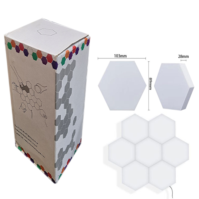 پنل LED هوشمند لمسی شش ضلعی (10 عددی)