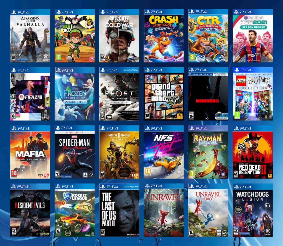 نصب پکیج ویژه بازی های پلی استیشن 4