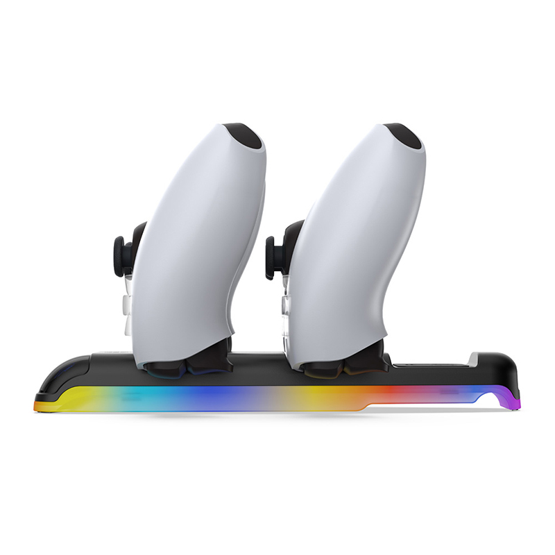 پایه شارژر دسته PS5 اسلیم دابی مدل TP5-3597 RGB - Image 6