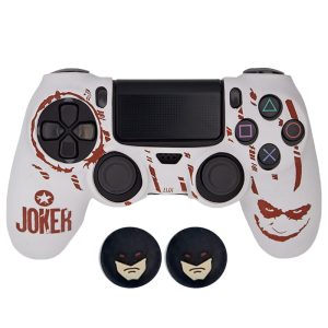 روکش دسته PS4 طرح جوکر joker سفید