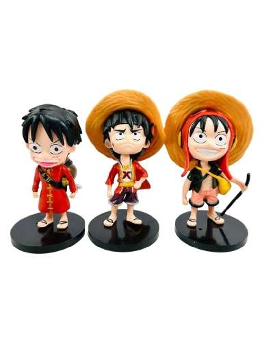 اکشن فیگور طرح One Piece Monkey D. Luffy کد 2133 بسته 3 عددی
