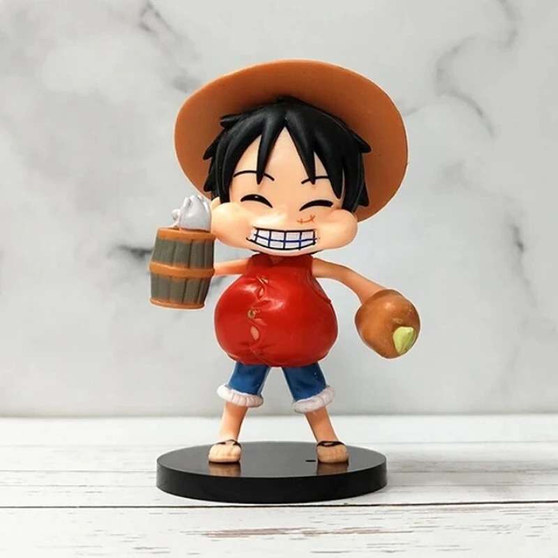 اکشن فیگور طرح One Piece Monkey D. Luffy کد 2125 بسته 3 عددی - Image 4