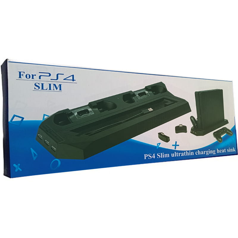 پایه خنک کننده و شارژر دسته PS4 SLIM مدل YH-22 - Image 2