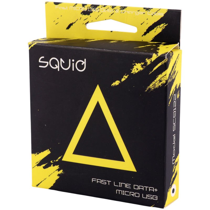کابل شارژ میکرو USB سه آمپر Squid