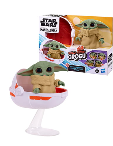 اکشن فیگور گروگو سوار بر کالسکه star wars
