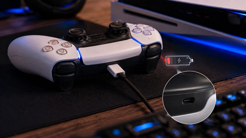 راه حل رفع مشکل شارژ نشدن دسته PS5