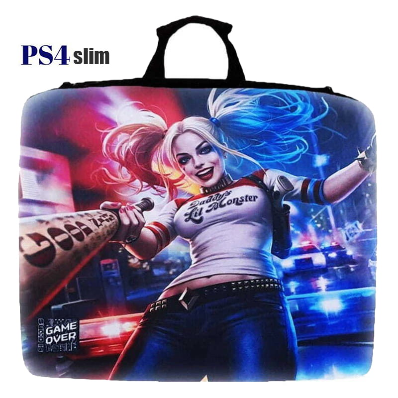 کیف حمل کنسول PS4 طرح هارلی کوئین Harley Quinn 5 asrebaziax3798