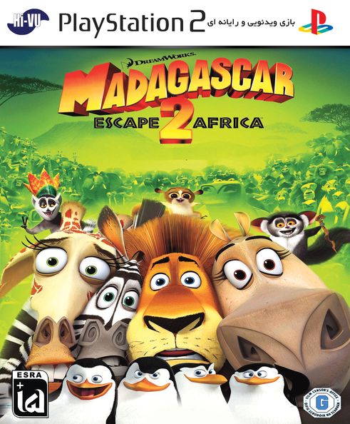 بازی MADAGASCAR ESCAPE 2 AFRICA PS2 H