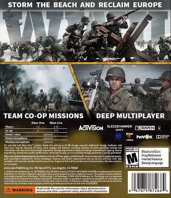 بازی Call of Duty WWII Xbox One - Image 2