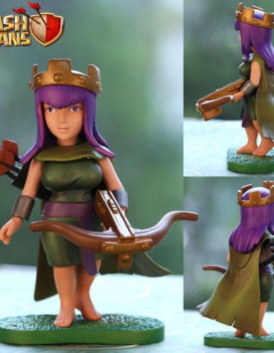 اکشن فیگور کلش آف کلنز ارچر کویین (archer queen)