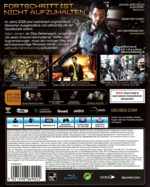 Deus Ex Mankind Divided Day One Edition Ps4