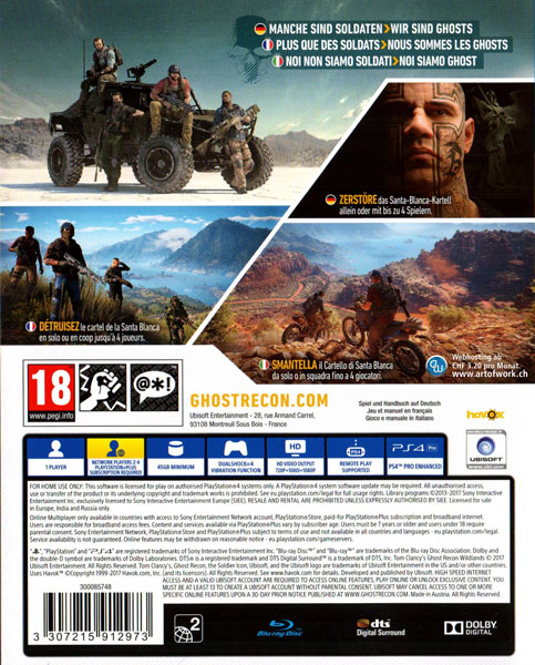 بازی Tom Clancys Ghost Recon Wildlands PS4 - Image 2