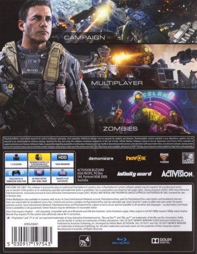 خرید بازی call of duty infinite warfare