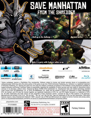 بازی Teenage Mutant Ninja Turtles Mutants In Manhattan