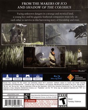 بازی پلی استیشن 4 The Last Guardian