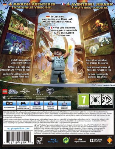 خرید بازی LEGO Jurassic World Ps4