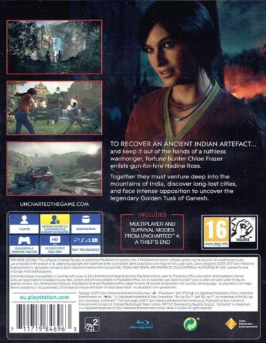 بازی پلی استیشن 4 Uncharted The Lost Legacy
