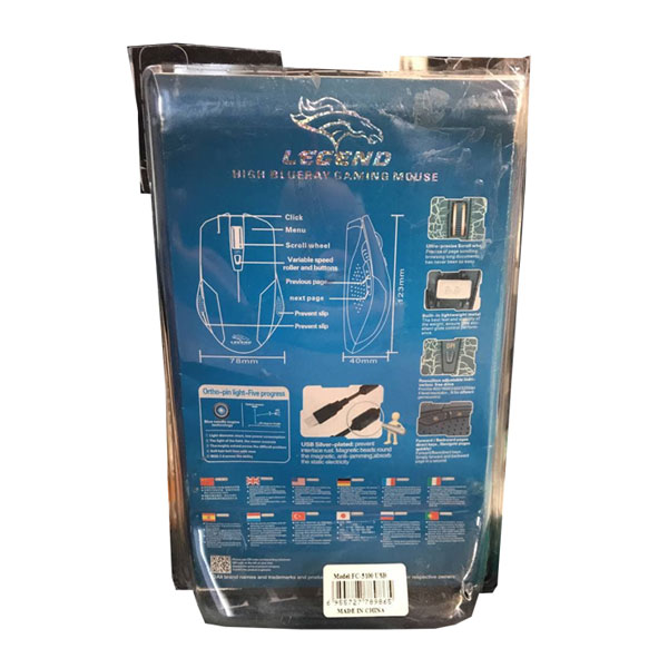 ماوس گیمینگ LEGEND مدل FC-5100