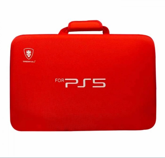 کیف حمل DeadSkull PS5 فت آبی و قرمز خارجی - Image 12